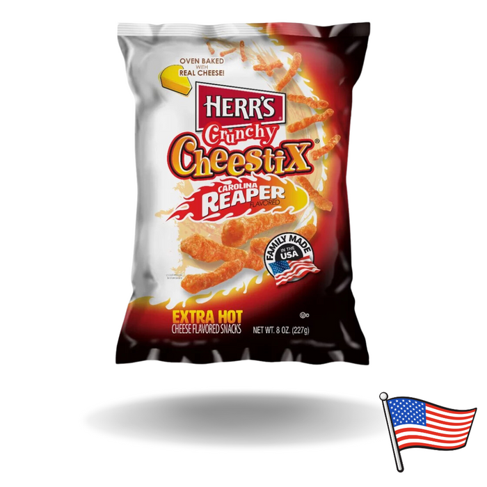 Herr´s Crunchy Cheestix Carolina Reaper 227g